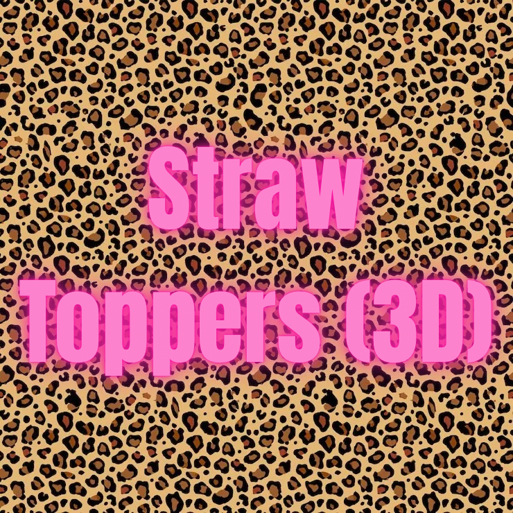 Straw Topper (3D)