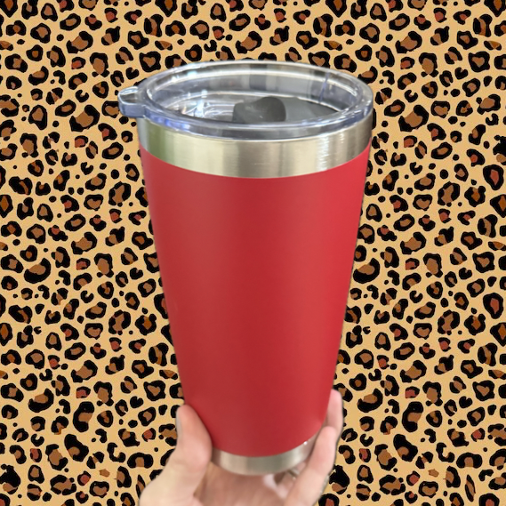 Red Stainless Steel 20oz