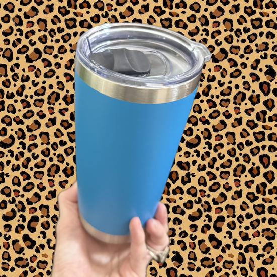 Light Blue Stainless Steel 20oz